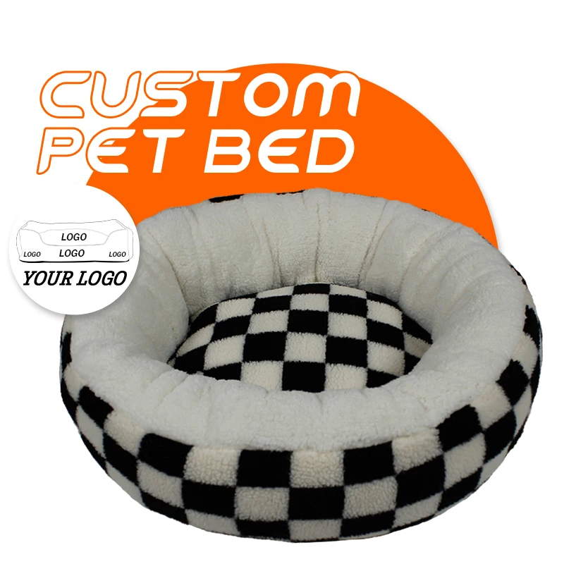 Custom luxury cat pet dog bed 27 large sized xl giant wholesale eco friendly calming dog pet products cat beds for indoor cats