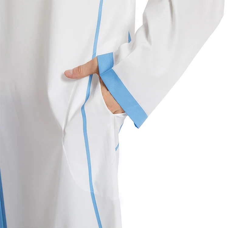 На заказ джеллаба летний марокканский Daffah Qamis Kaftan Kandura Plain Jubbah Dishdasha шифон Jalabiya Thobe мужские мусульмане