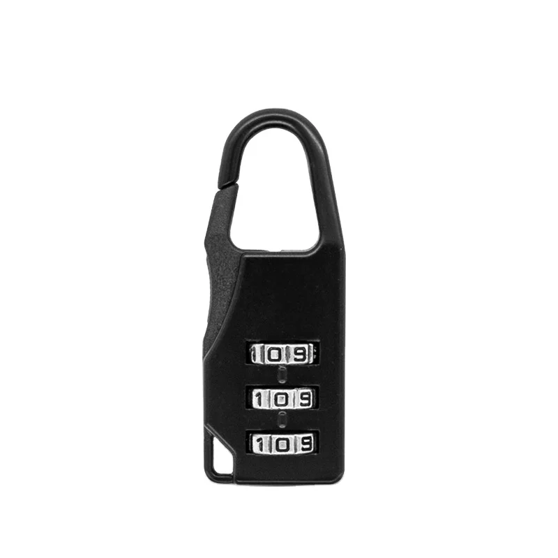
Portable mini padlock travel lock suitcase super safe combination lock 3 digit combination padlock 