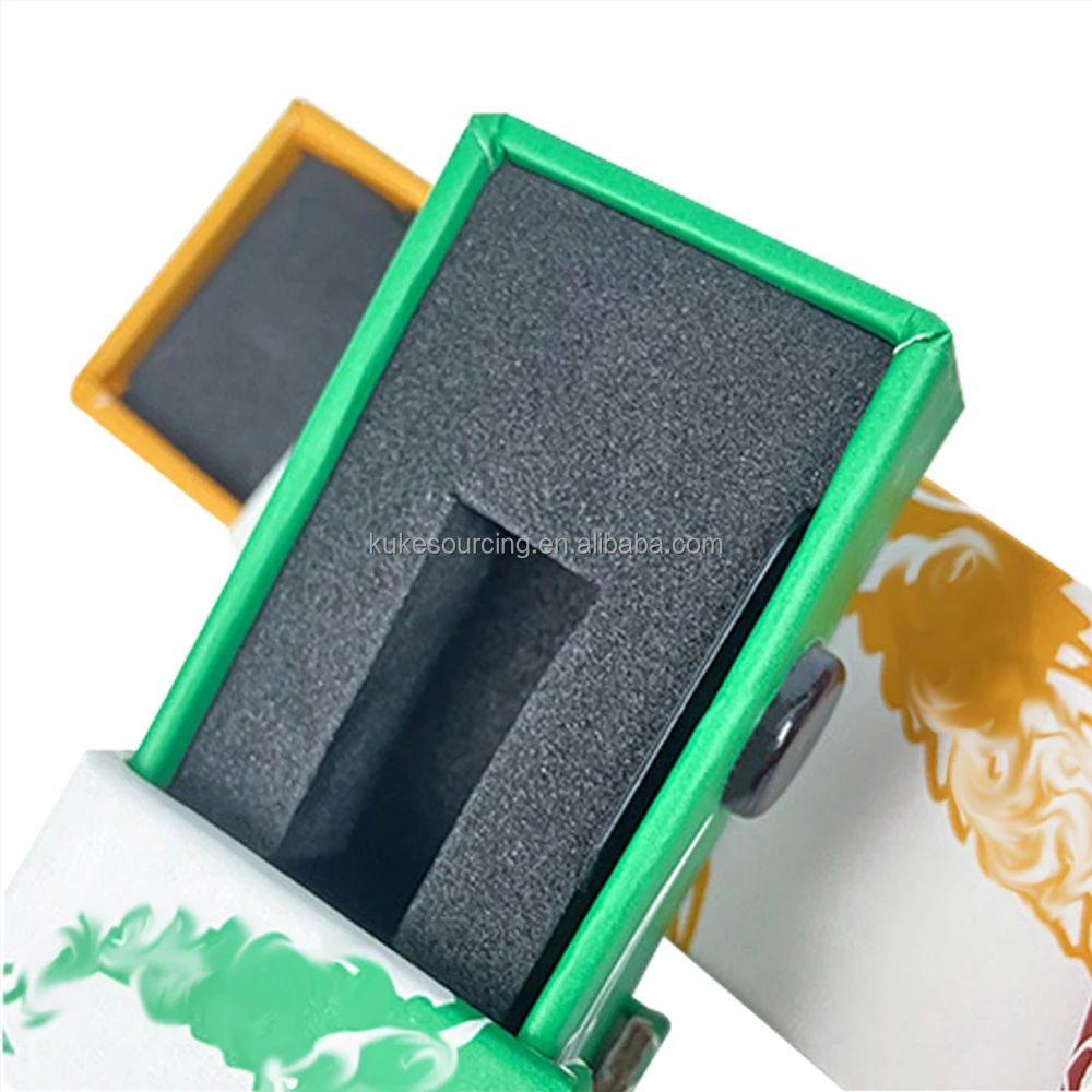 Customized hot Sellers Printed Paper Cigarette Packaging Box OEM Cigarette Packaging Case With Push-button