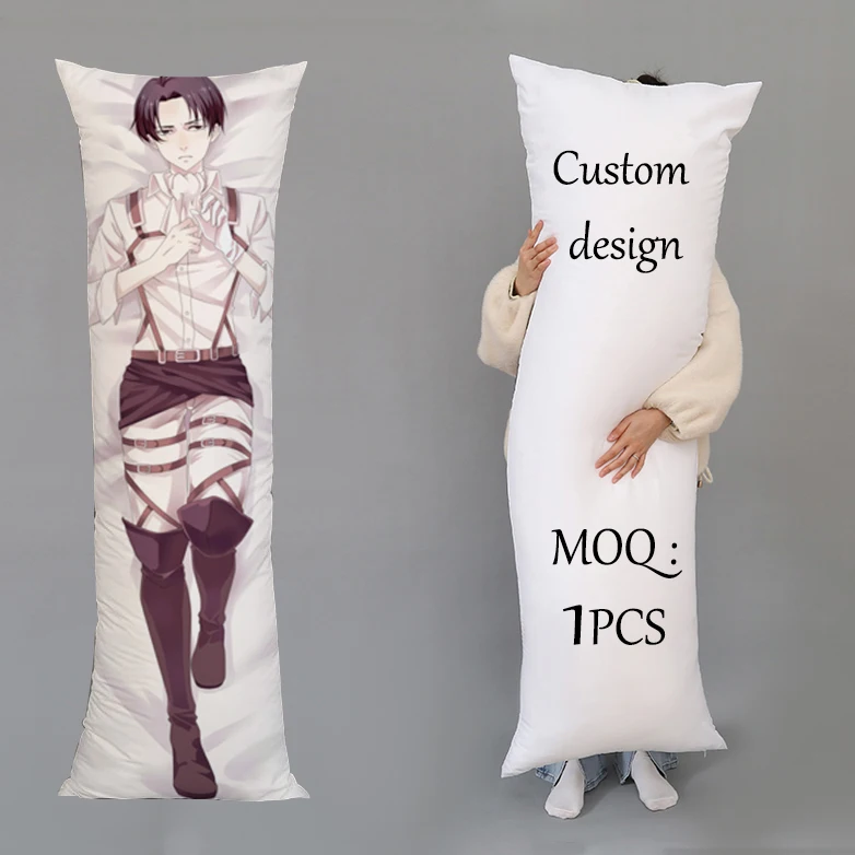 Hentai Body Anime Custom Attack On Titan Lewd Uncensored Levi Ackerman Dakimakura Pillow Case