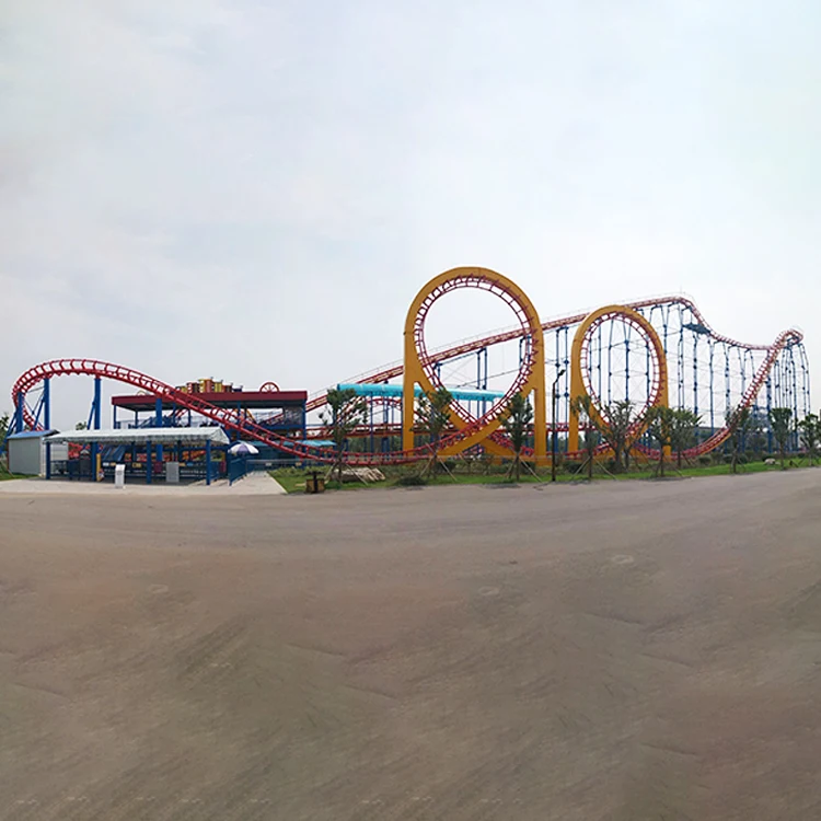 thrill roller coaster equipment hot selling theme park coaster Ride New 360 Roller Coaster For Sale