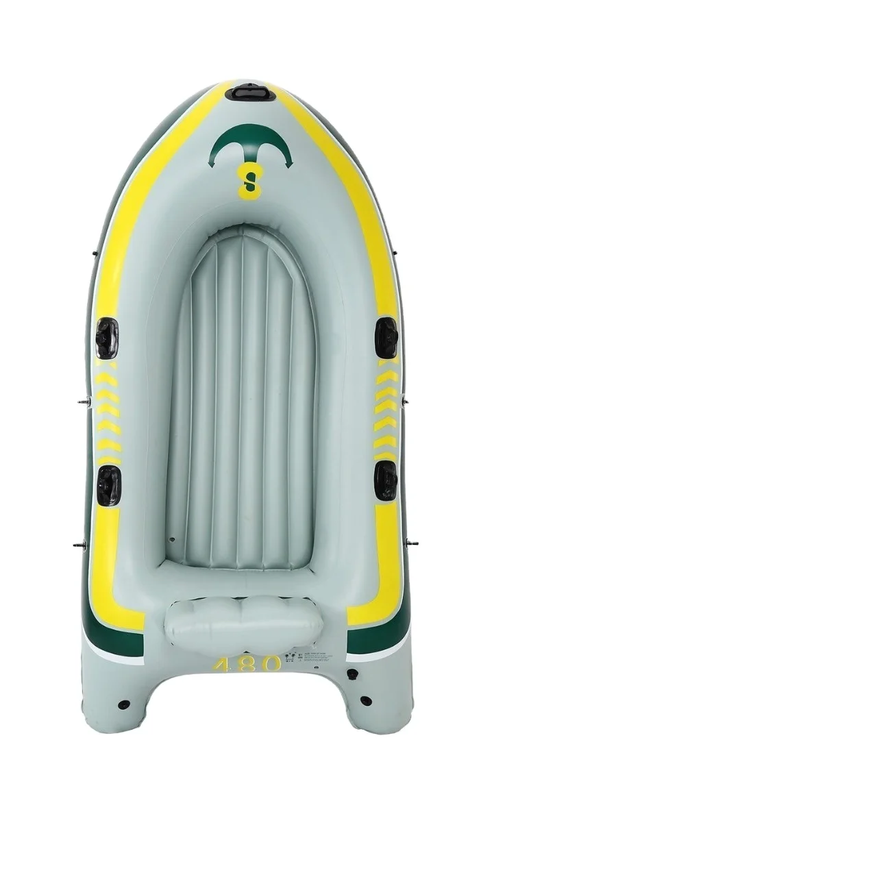 New Complete Engine PVC Inflatable Rib Boat with Fiberglass Hull Small Motor Boat for Drifting Fishing in Lake Usage