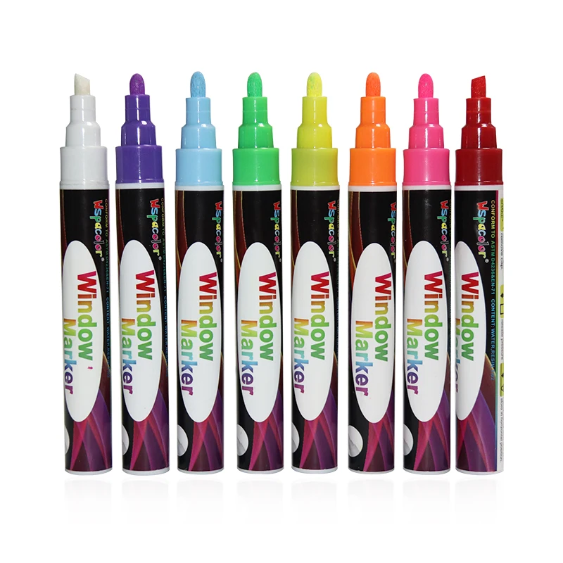 Dry&wet cloth erase liquid chalk marker for chalkboard, glass, LED board and all non-porous surface