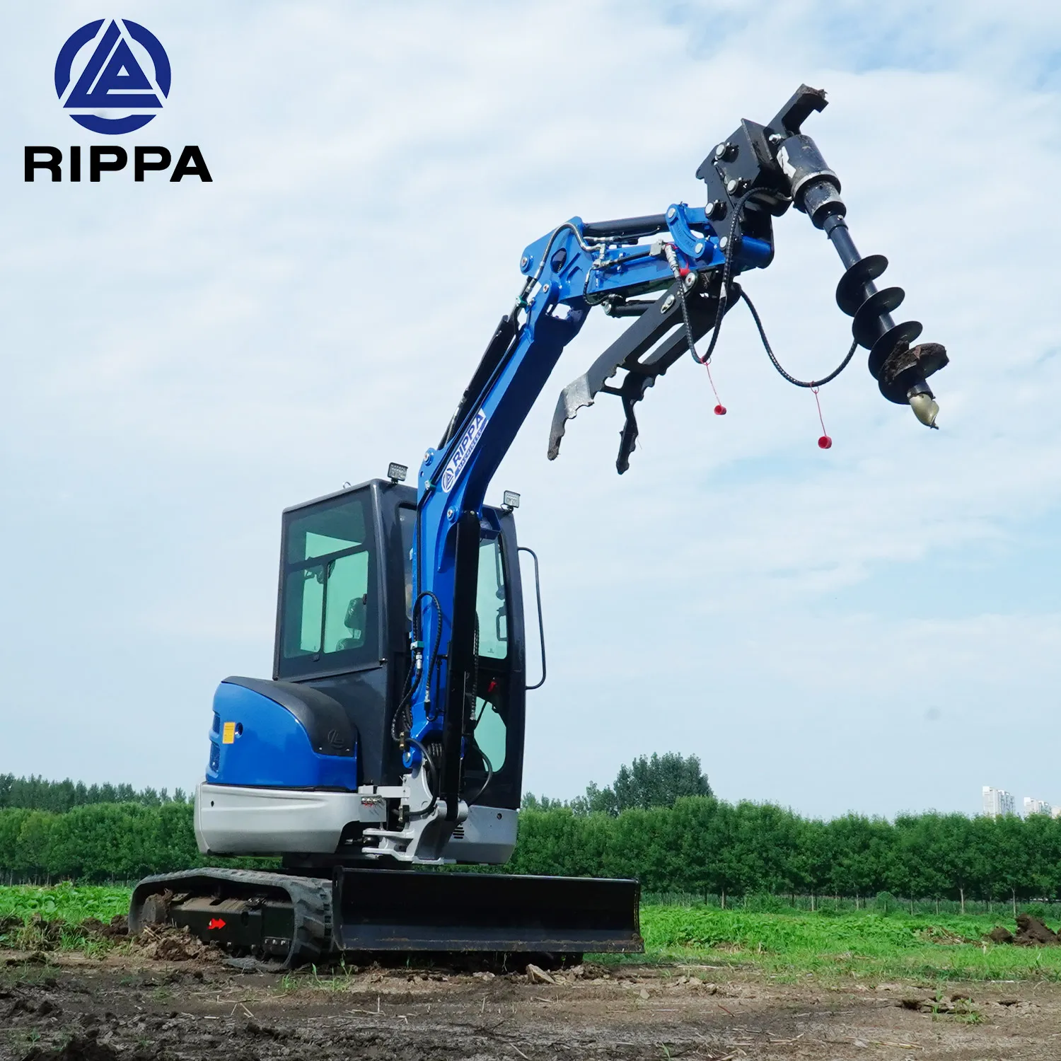 RIPPA мини-экскаваторы завод новый китайский маленький экскаватор 3 5 тонны гидравлический гусеничный