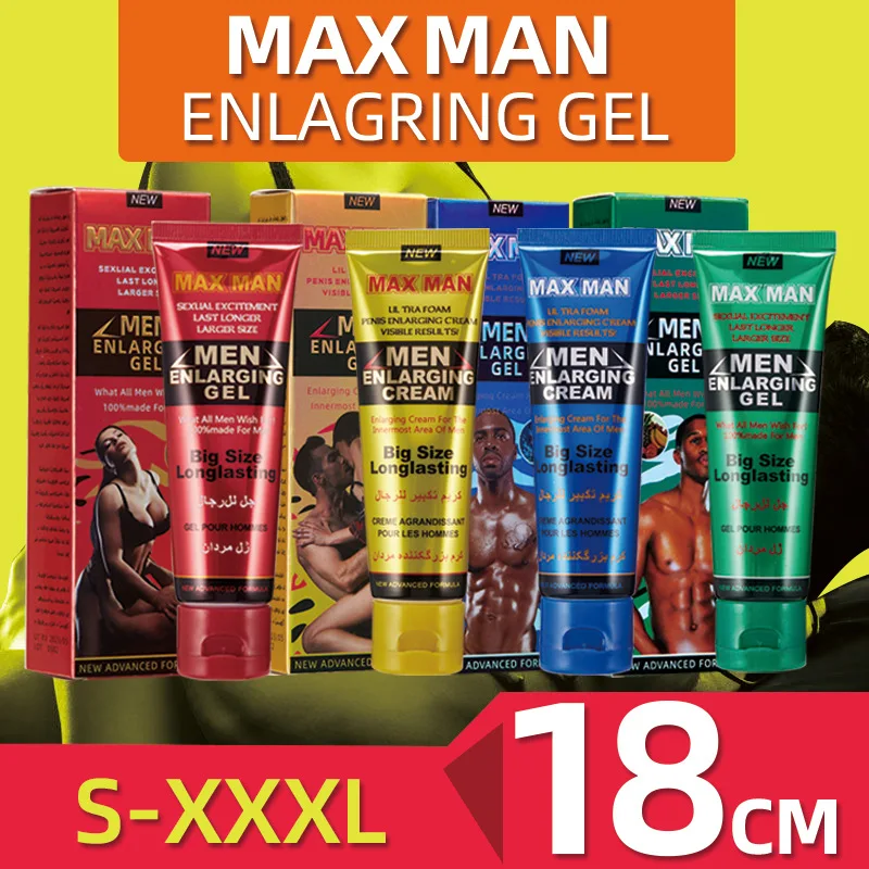 Original Max Man 50g Penis Enlargement Cream for Men Muslim Male Enlarging Gel Penis Thickening Growth Cream Men Enhancement Gel