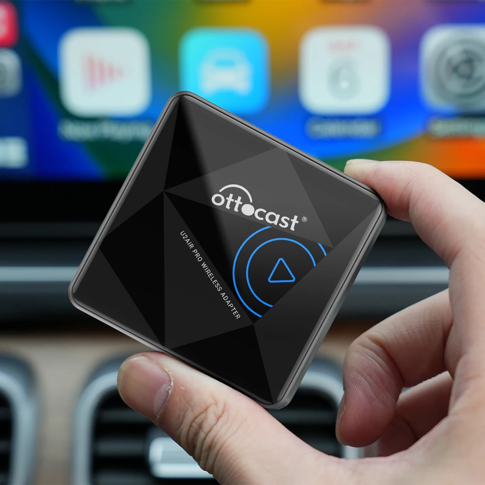 Ottocast Portable Car Smart Box Carplay Ai Box Wireless Carplay Adapter Wireless Carplay Dongle