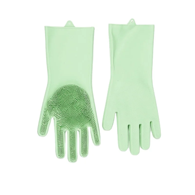 Reusable Waterproof Kitchen Gloves Dishwashing Household Cleaning Silicone Gloves For Dish Washing