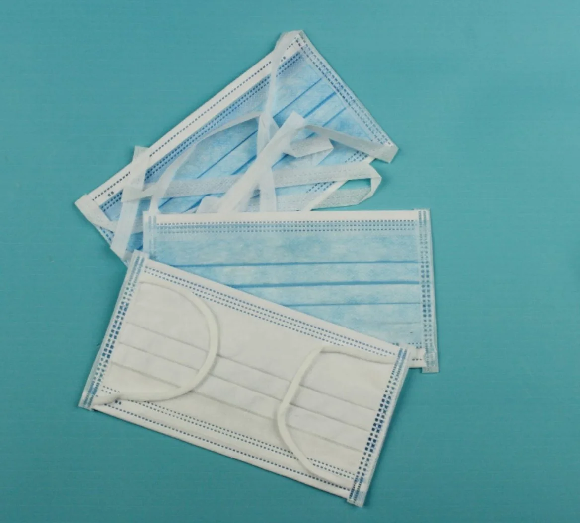 Disposable medical mask protective mask three layers of ethylene oxide sterilization