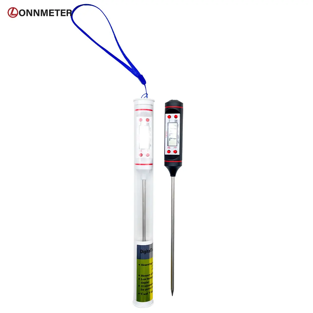Lonnmeter Бытовая карманная ручка в стиле цифровой мгновенный считывание мяса и конфет кулинарный термометр для кухни