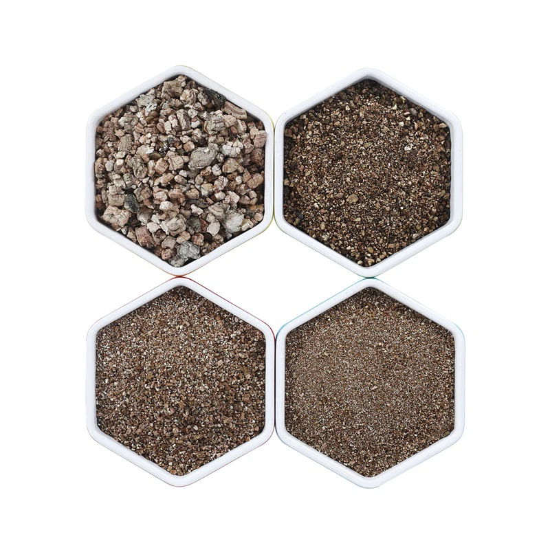 China bulk vermiculite coarse vermiculite agricultural farm raw silver vermiculite for insulation brick raw materials