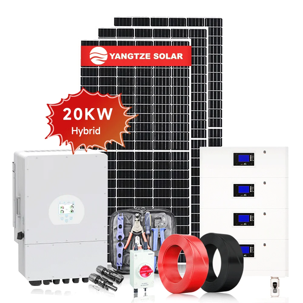 10 kw 20kw 30kw 12kwh full hybrid inverter solar energy panel system off grid solar system 20kw solar generator tragbar