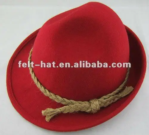 beautiful 100% wool women winter felt cowboy hat