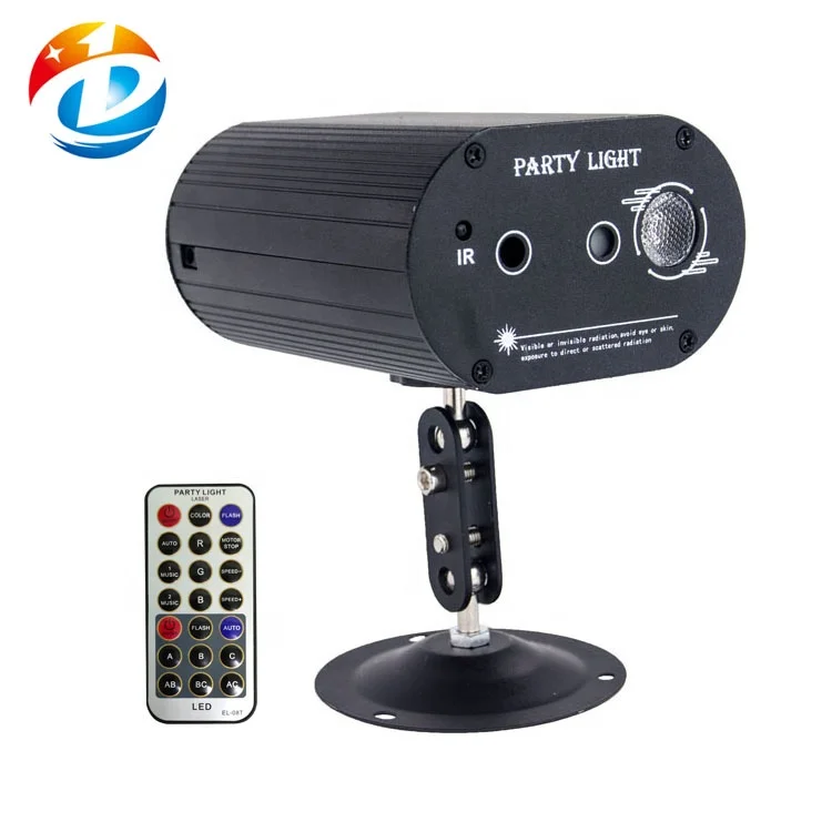 Sound Activated LED Background Laser Party Lights Xmas DJ Disco Party Lights with Remote