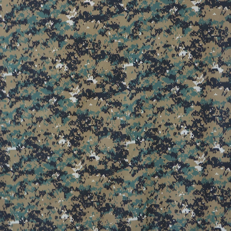 Woodland Digital Camouflage Fabric For Uniforms BT-163