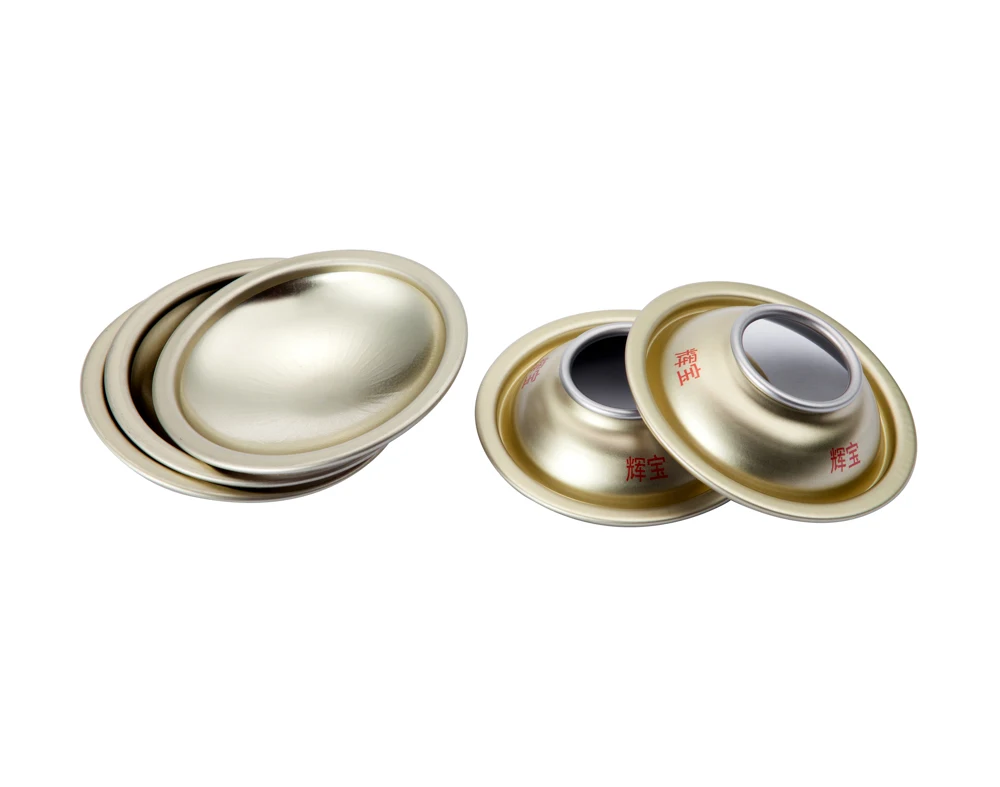 24 years factory empty aerosol tin can lids top and bottom covers