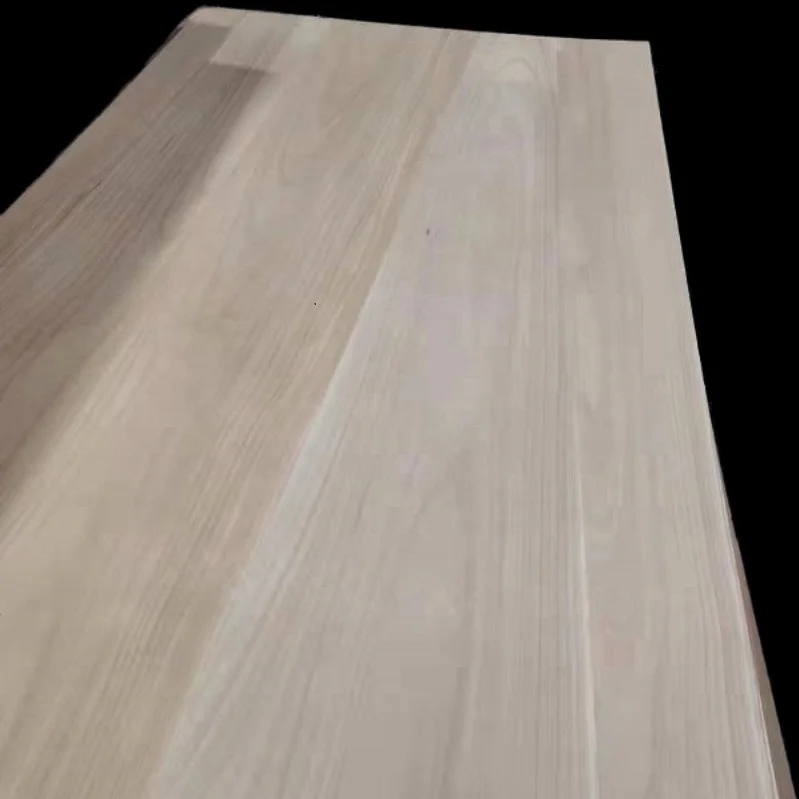 Unfinished Customized Solid Paulownia Wood Furniture Edge Glued Board