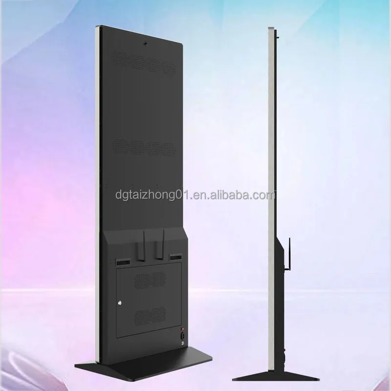 Metal Advertising Equipment 70/75/85inch AD Full screen Android Touch LCD Totem signag digit Advertising marketing display
