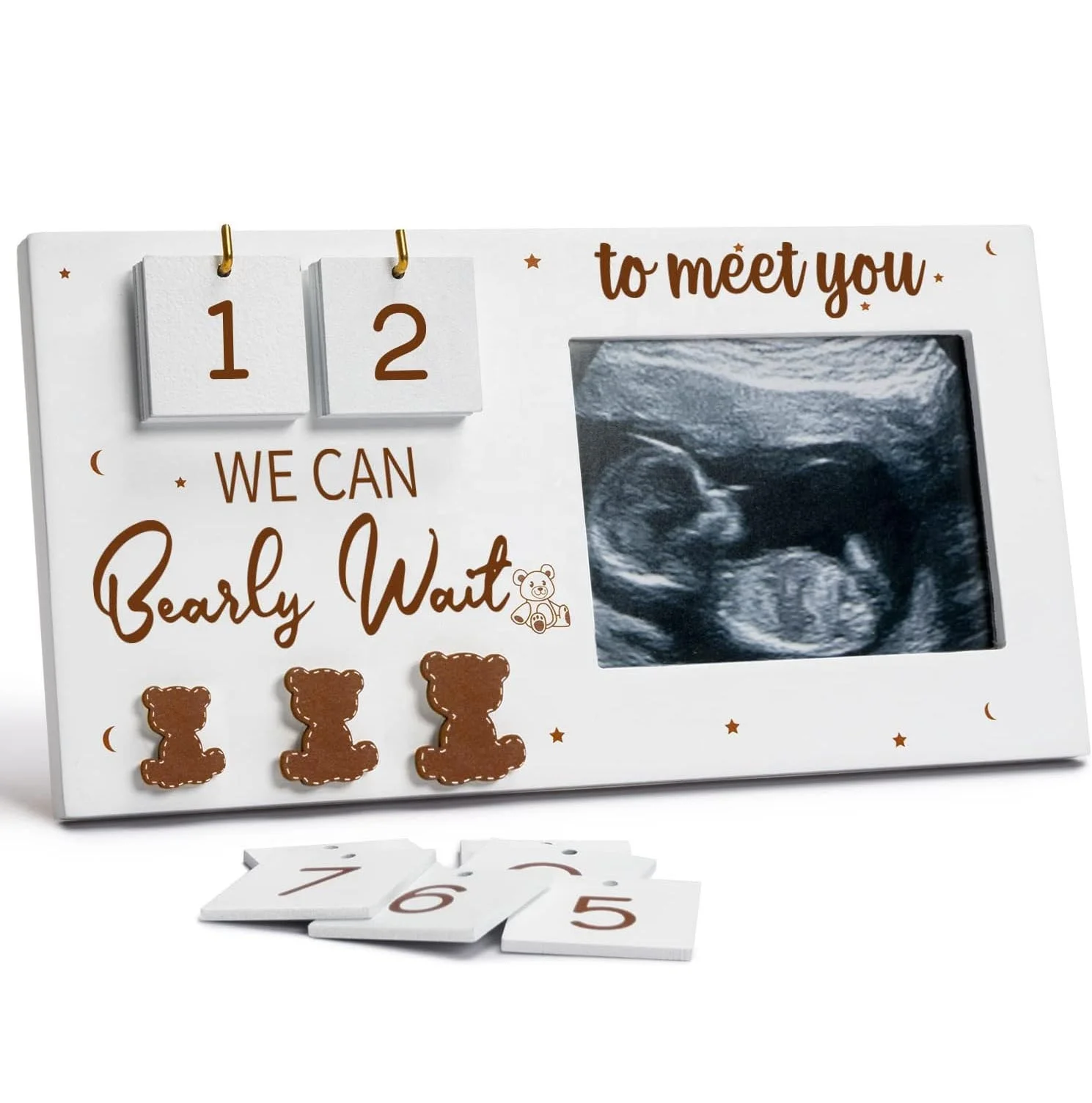 Newborn birth milestone photo commemorative wooden photo frame bedroom decoration photo frame