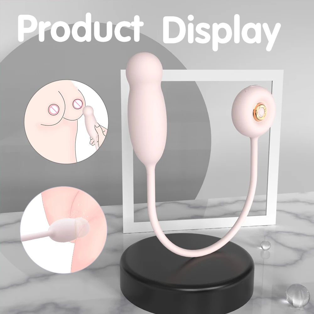 New Arrival 2024 Silicone Female Egg Long Adult Sex Toys Vibrator For Woman with Thrusting Vibrating for Clit Stimulation