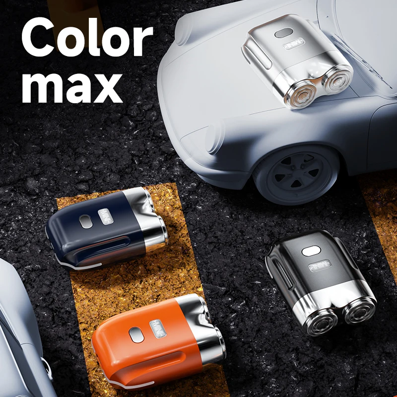 Portable Electric Shaver Washable Electric Razor Rechargeable Shaving Machine for Men Travel Wet Dry Dual Use Mini Beard Razor