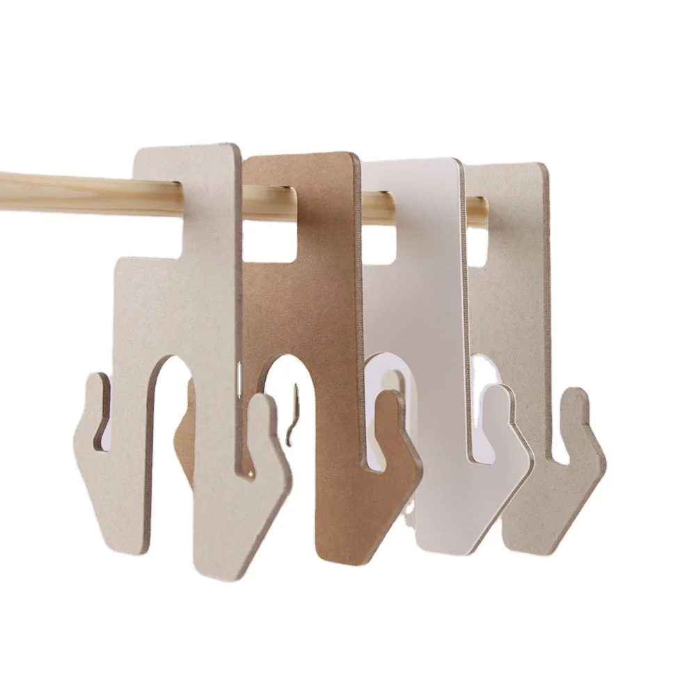 3mm material eco friendly paper cardboard hanger hooks for kids baby children shoes display