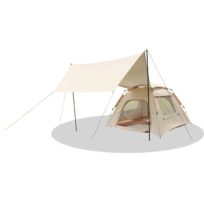 quick opening tent Silver glue tent with Oxford cloth accept OEM