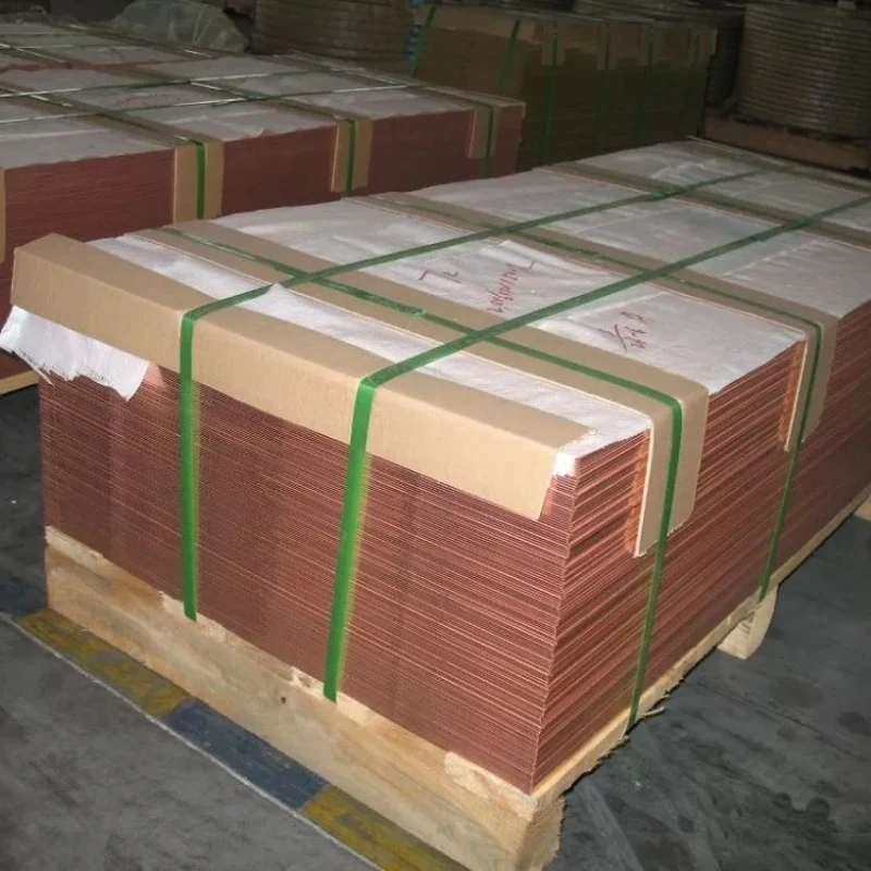Top Grade Copper Cathode 99.99% Copper Sheet Red Gold Color Copper Cathode for Sale at Cheap Price