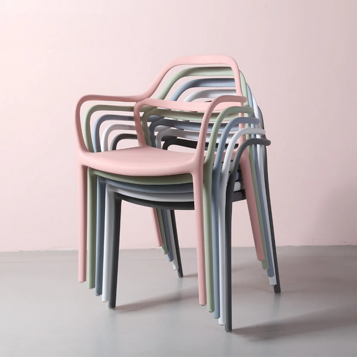Креативное уличное кресло из полипропилена мебель обеденные стулья для дома фабрика прямая укладка УФ пластик современный минималистский