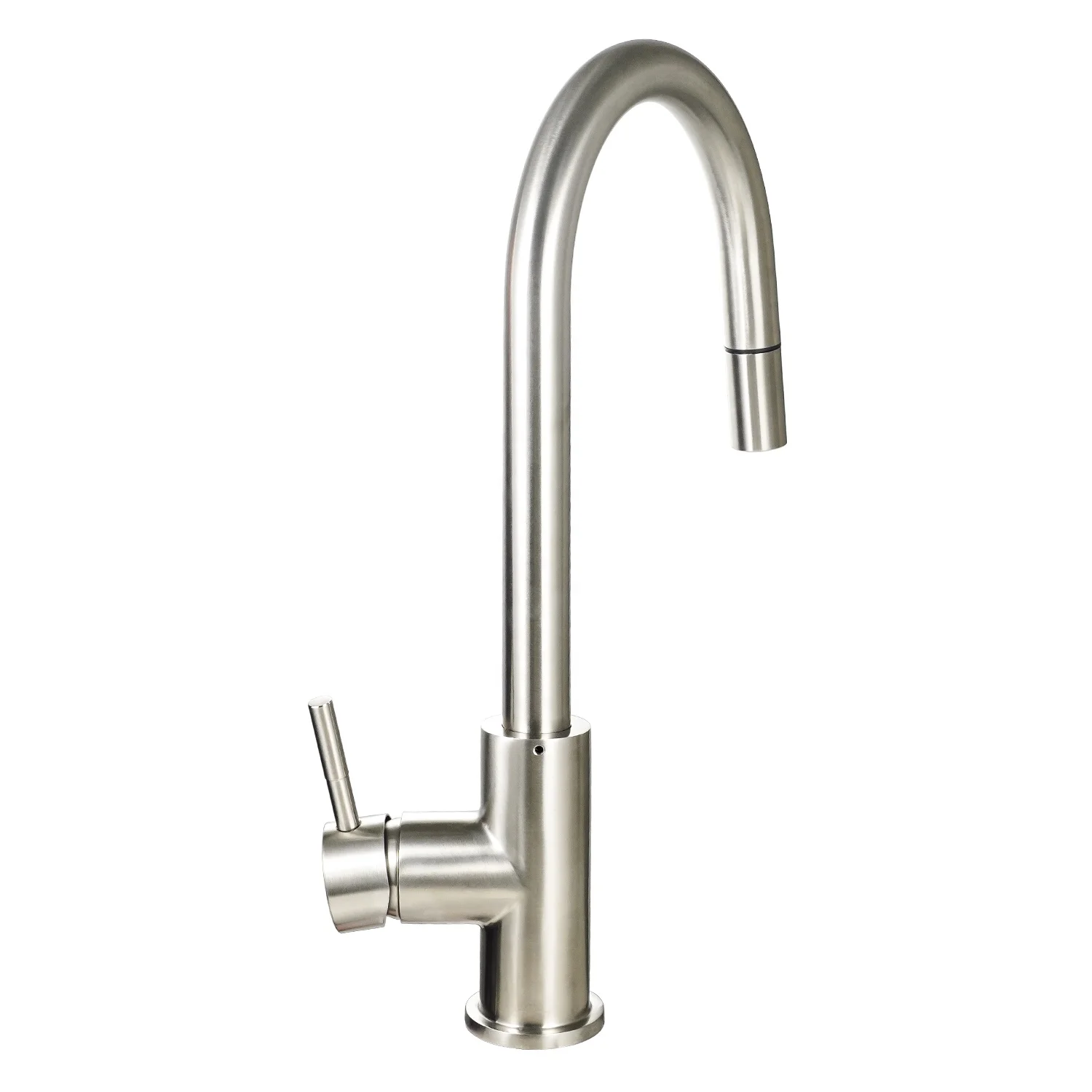 
Best Selling Brushed Kitchen Faucet 304 SS Stainless Steel Kitchen Faucet Single Handle Kitchen Faucets 
