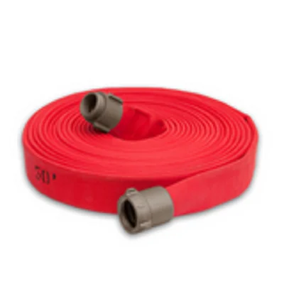 High Quality Fire Firefighting Equipment 1.5 Inch manufacturer fire hose coupling 30m 8bar PVC Lining single jacket fire hose