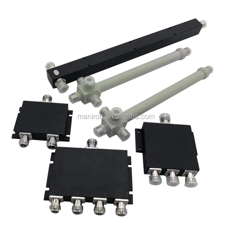 7/16 DIN-Female cavity LOW PIM 300W 2 Power Splitter 2 way /3way /4 way divider 698-2700Mhz jack amplifier rf coaxial connectors