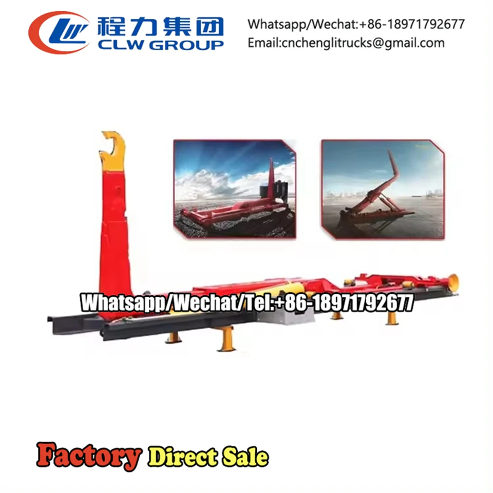Hook arm roll-off dumpster garbage vehicle 3T to 30 T hook lift garbage truck bodies for sale