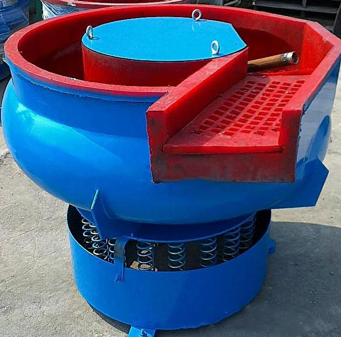 metal alloy rotary tumbler vibratory tumbling machine deburring polishing vibrating polisher finishing vibration machine