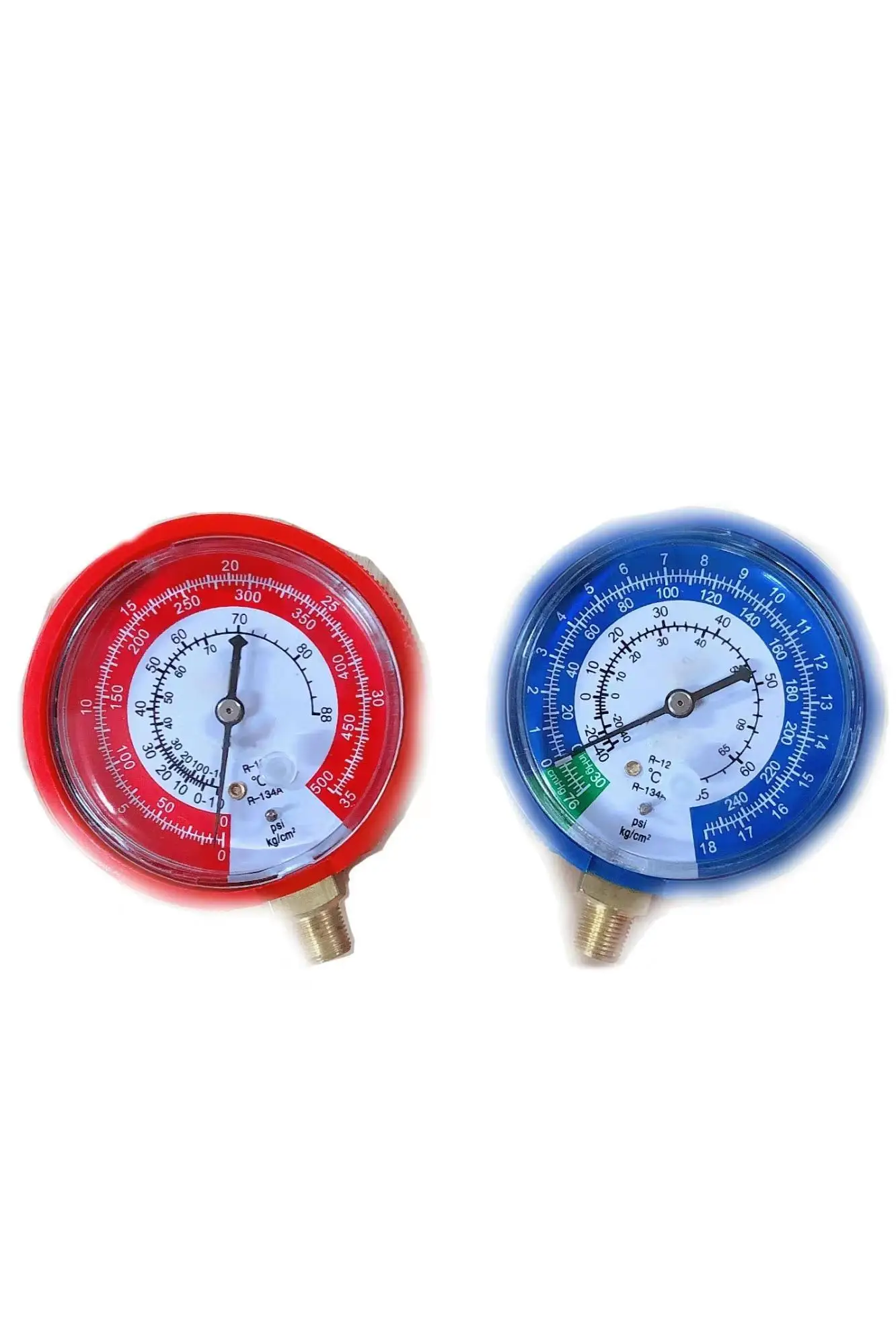 Refrigeration Tool Manifold Gauge high low pressure gauge header air conditioner gauge header for R134a R12 R22 R32 R404A R502