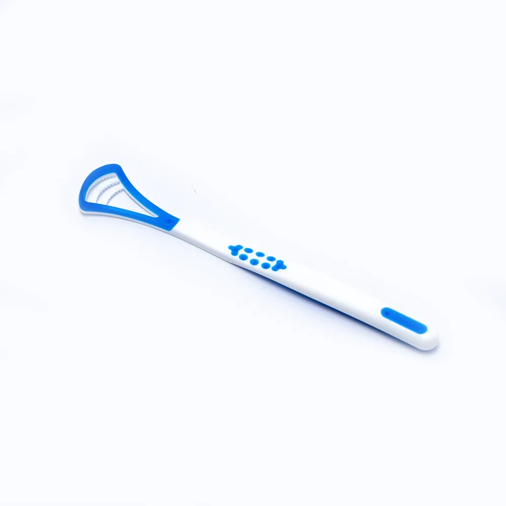 Tongue Scraper Plastic Portable Tongue Coating Cleaning No Harm Taste Buds Tongue Scraper Set