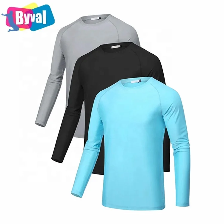 2021 пользовательские мужские футболки 100% полиэстер с длинным рукавом, Простые Спортивные УФ-футболки большого размера, футболки большого размера для мужчин