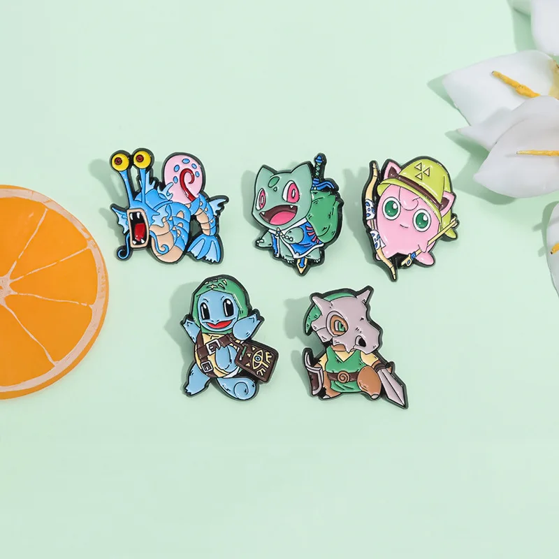 6 цветов высокое качество монстр в стиле Copsplay стильные эмалированные Перегородчатые металлические значки штифты подарок для продвижения