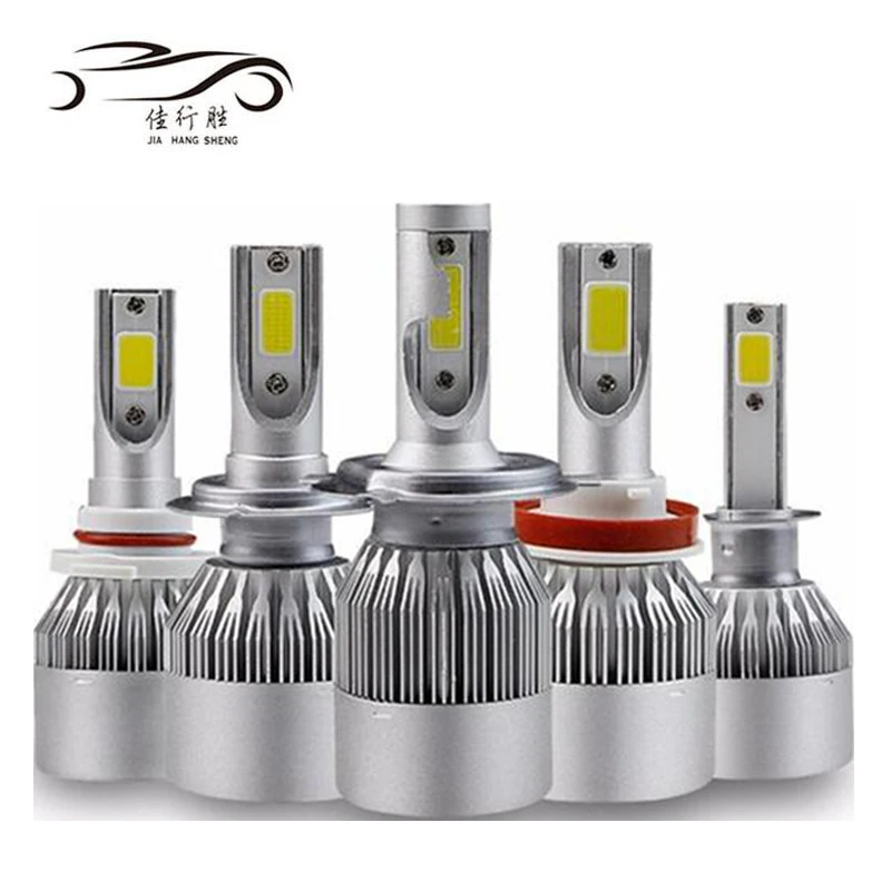 c6 car headlight led h1 h3 h4 h7 h11 9005 9006 light led for car offroad led light work light fog driving lamp 12v 36w
