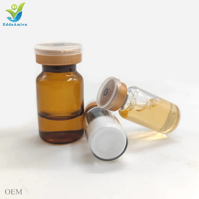 PDRN liquid solution salmon ampoule mesotherapy anti acne freeze-dried powder face serum for acne pimple treatment