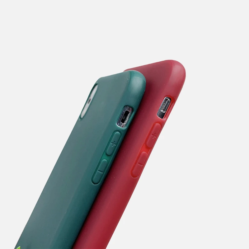 Anti Shock Proof Slim Matte Soft TPU Silicone Cover For Iphone 11 12 13 Mini Pro Max Case