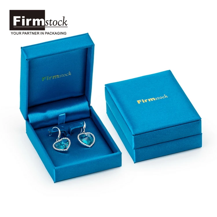 Атласная коробка с логотипом на заказ, коробка с кольцами, ювелирные изделия, ожерелье для упаковки ювелирных изделий