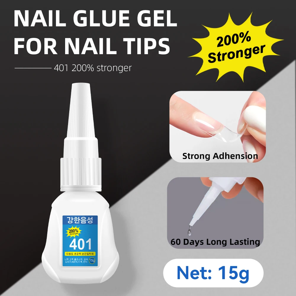 401 Strong Adhesive Sealants 15g Cyanoac Super Glue 502 Available For Bonding Metal Shoes Acrylic Wood Rubber Toy DIY