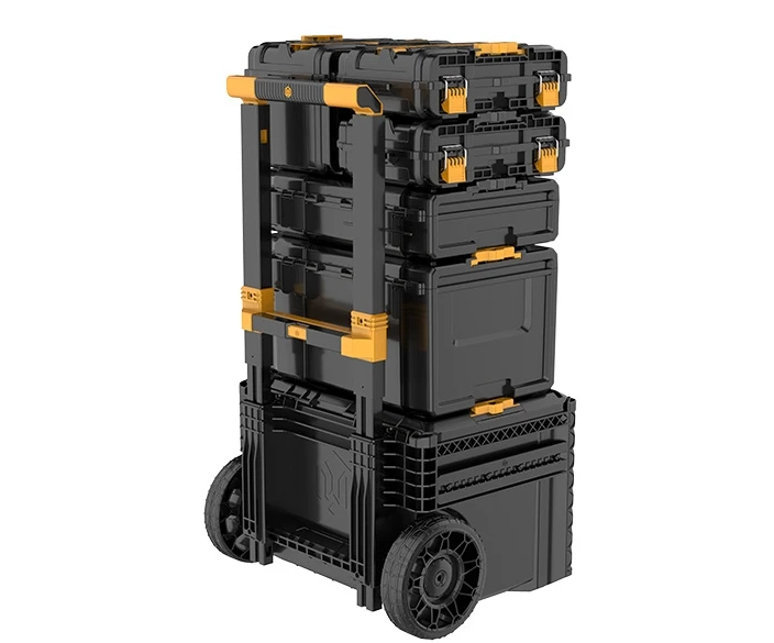 Trolley  Toolbox With Professional Wheels Organizer With Drawer Cabinet