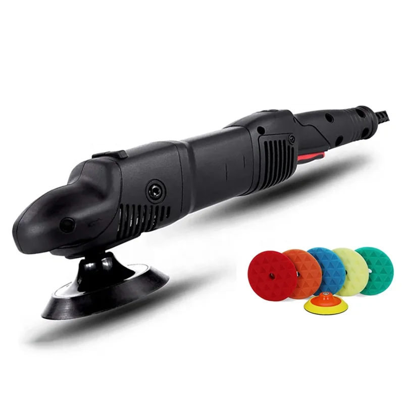 Hongjie 1100W Electric Auto Polisher Industrial Grade Rotary Detailing Tools Car Polishing Buffering Hot Sale
