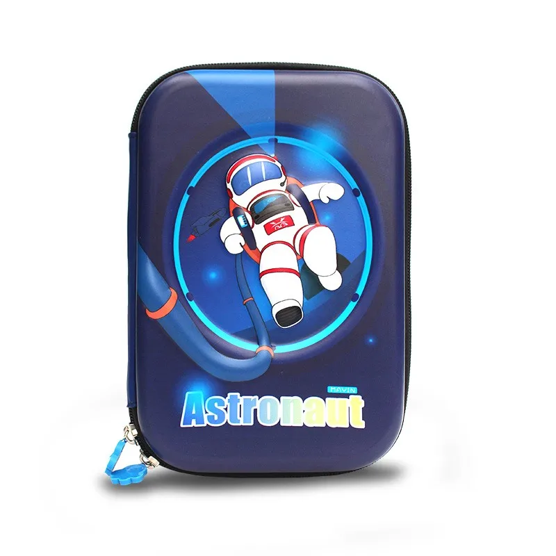 Multi-Compartment 3D Cute EVA Pencil case Unicorn Pouch Stationery Box Anti-Shock Large Capacity for School Students Teens