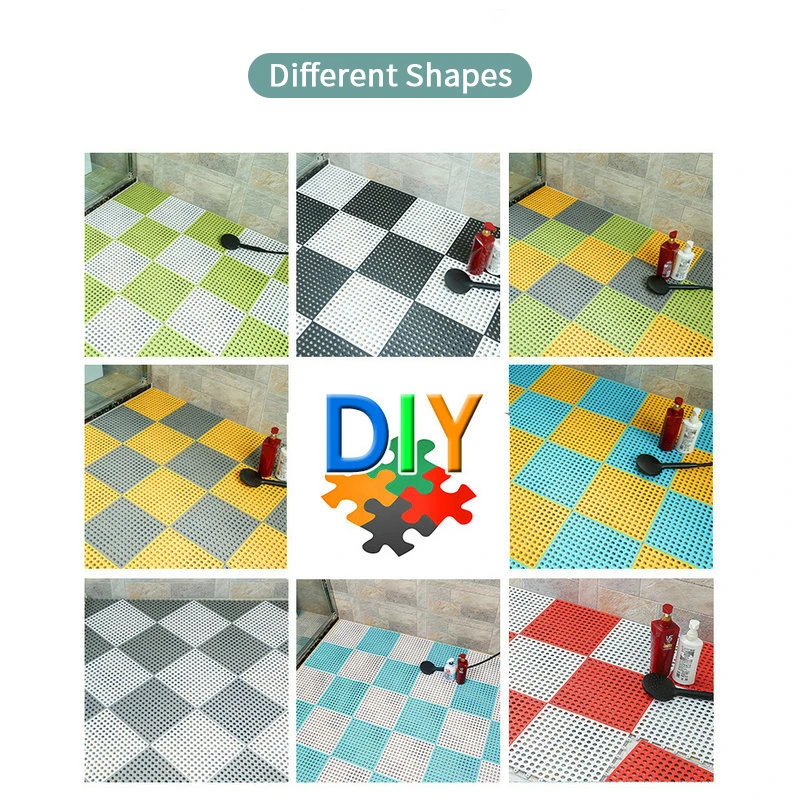 2023 best seller eco-friendly floor mat anti-slip soft TPE  assembly Bath mat for bathroom
