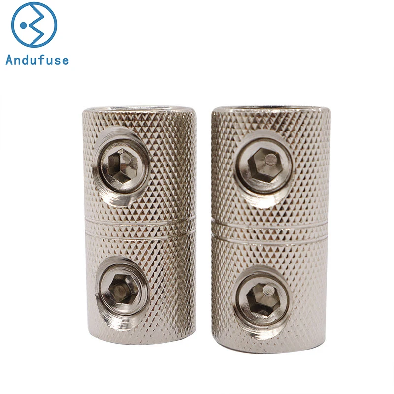 0/1 Gauge Wire Audio Car Brass Terminal Butt Connectors Car Stereo Power or Ground Wire Splice Coupler