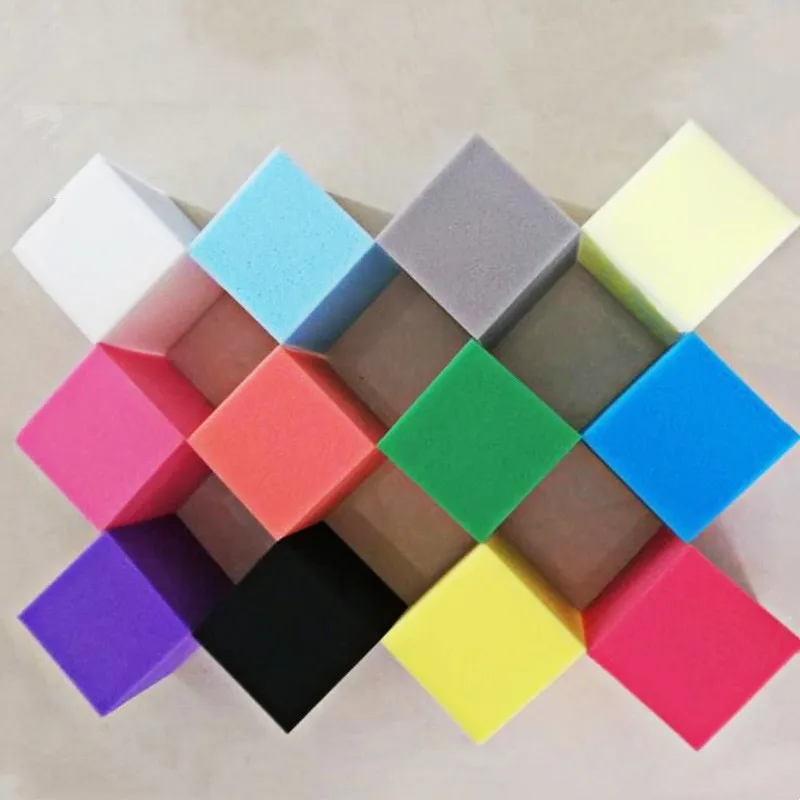 Заводская цена, под заказ, полиуретановые поролоновые кубики, под заказ, пенные блоки для батута, для пенопласта