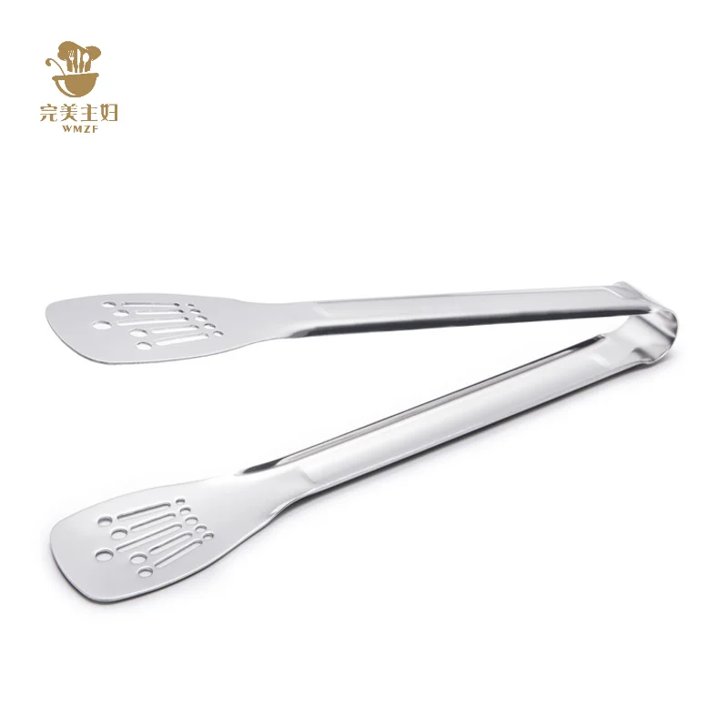 New stainless steel food clamp supplies thickened multi-purpose buffet barbecue steak Tong 9 Inch bread clip